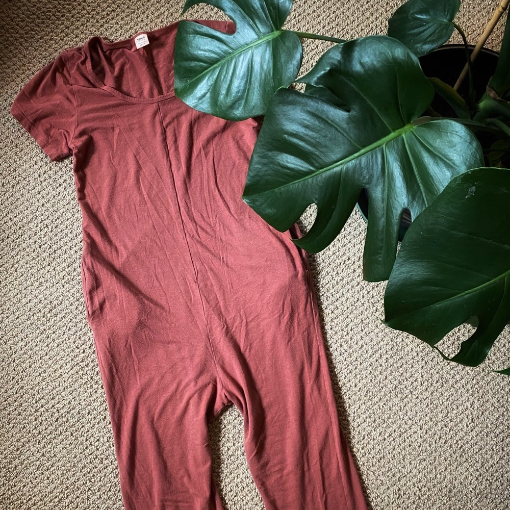 Smash + Tess Thursday Romper in Captivating Copper.